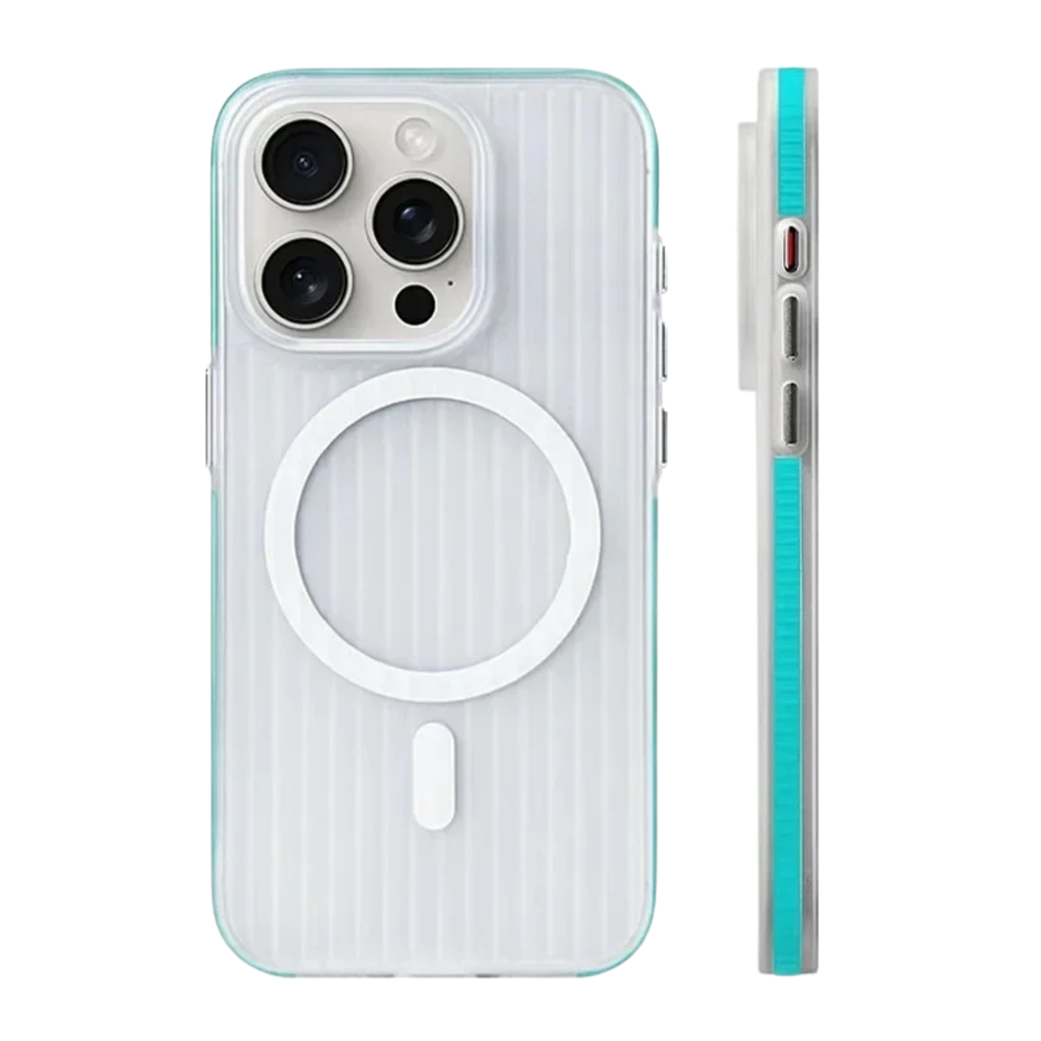 Textured MagSafe Clear Bumper Case