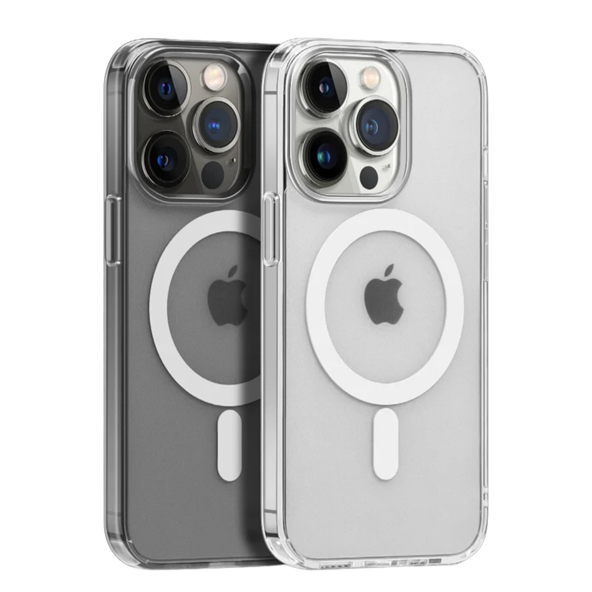 Magnetic Cover - Clear Case For APPLE iPhone Compatible With Magsafe