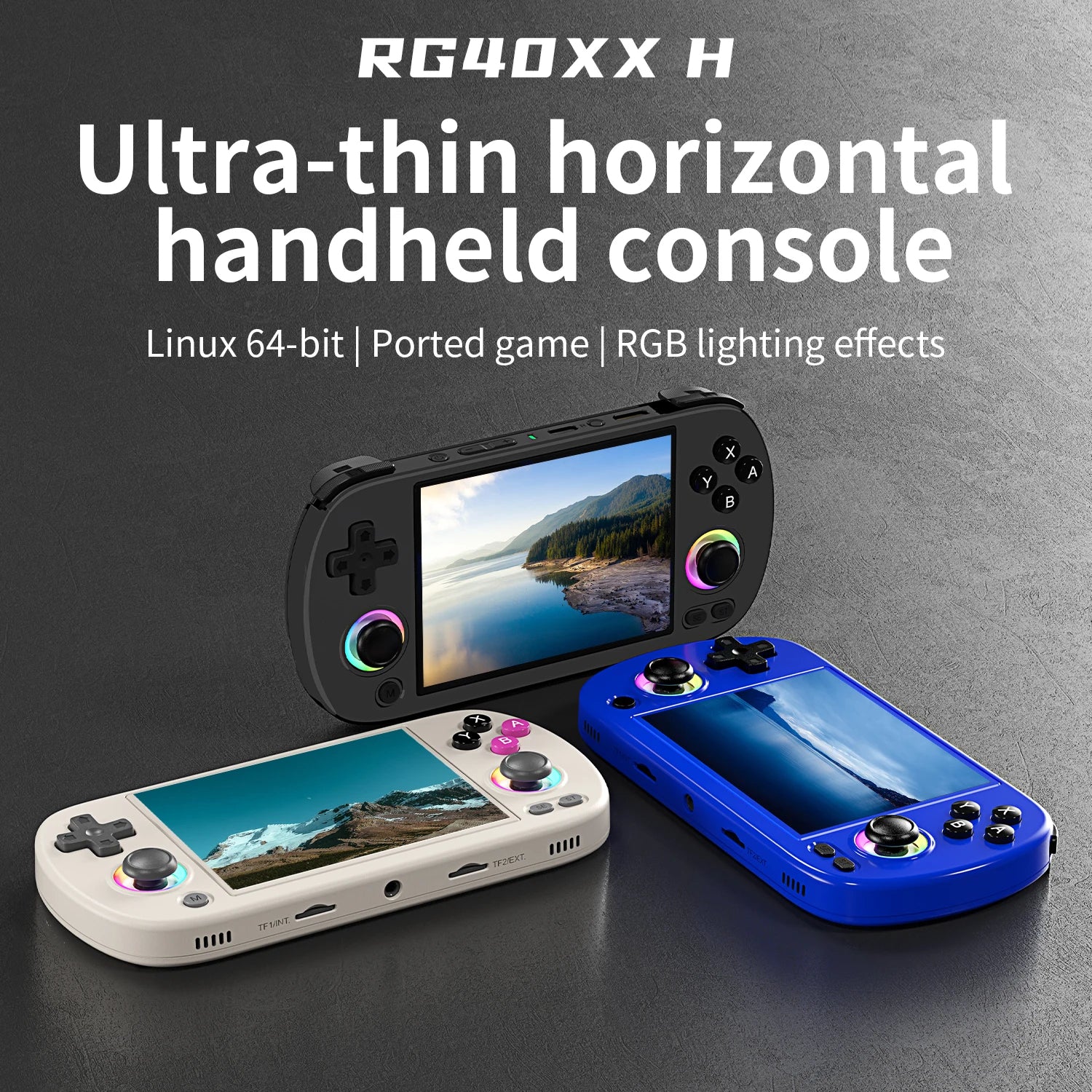 RG40XX H Ultra-Thin Retro Handheld Console