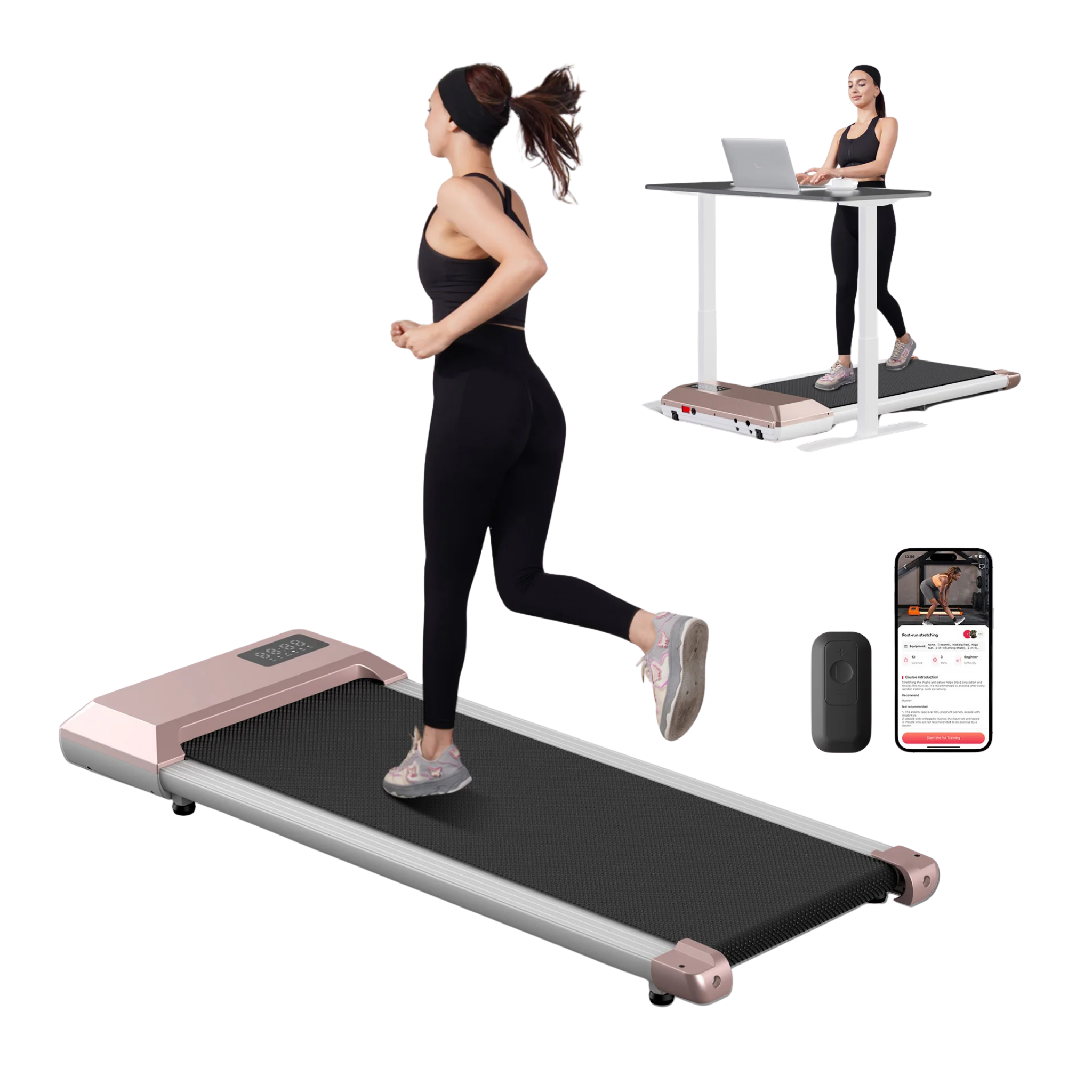 Smart 2-in-1 Under Desk Walking Pad