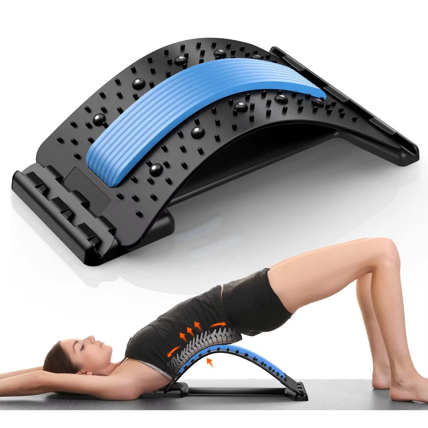 Multi-Level Magnetic Lumbar Back Stretcher