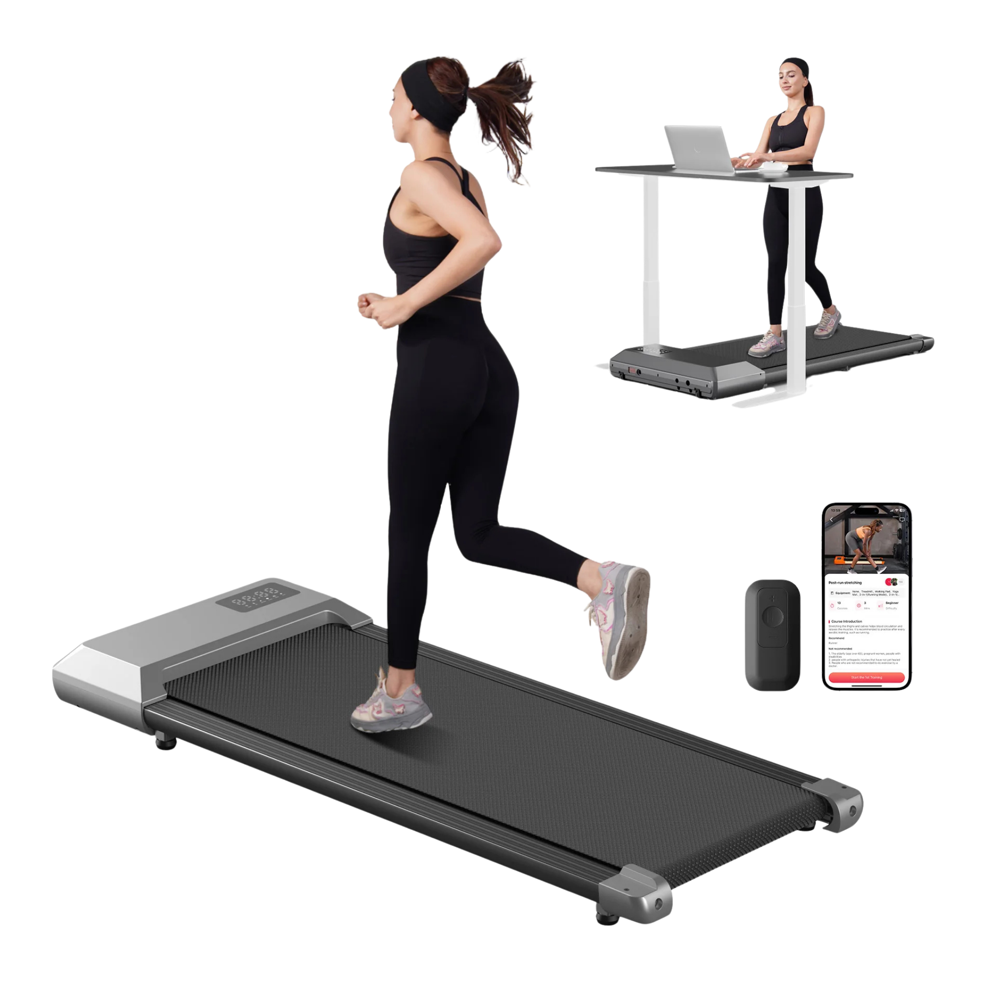 Smart 2-in-1 Under Desk Walking Pad