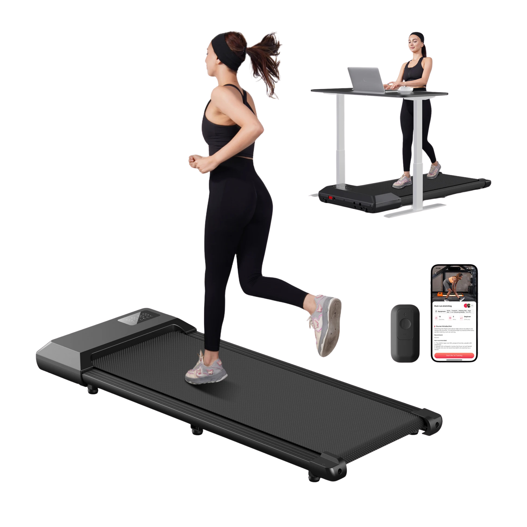 Smart 2-in-1 Under Desk Walking Pad