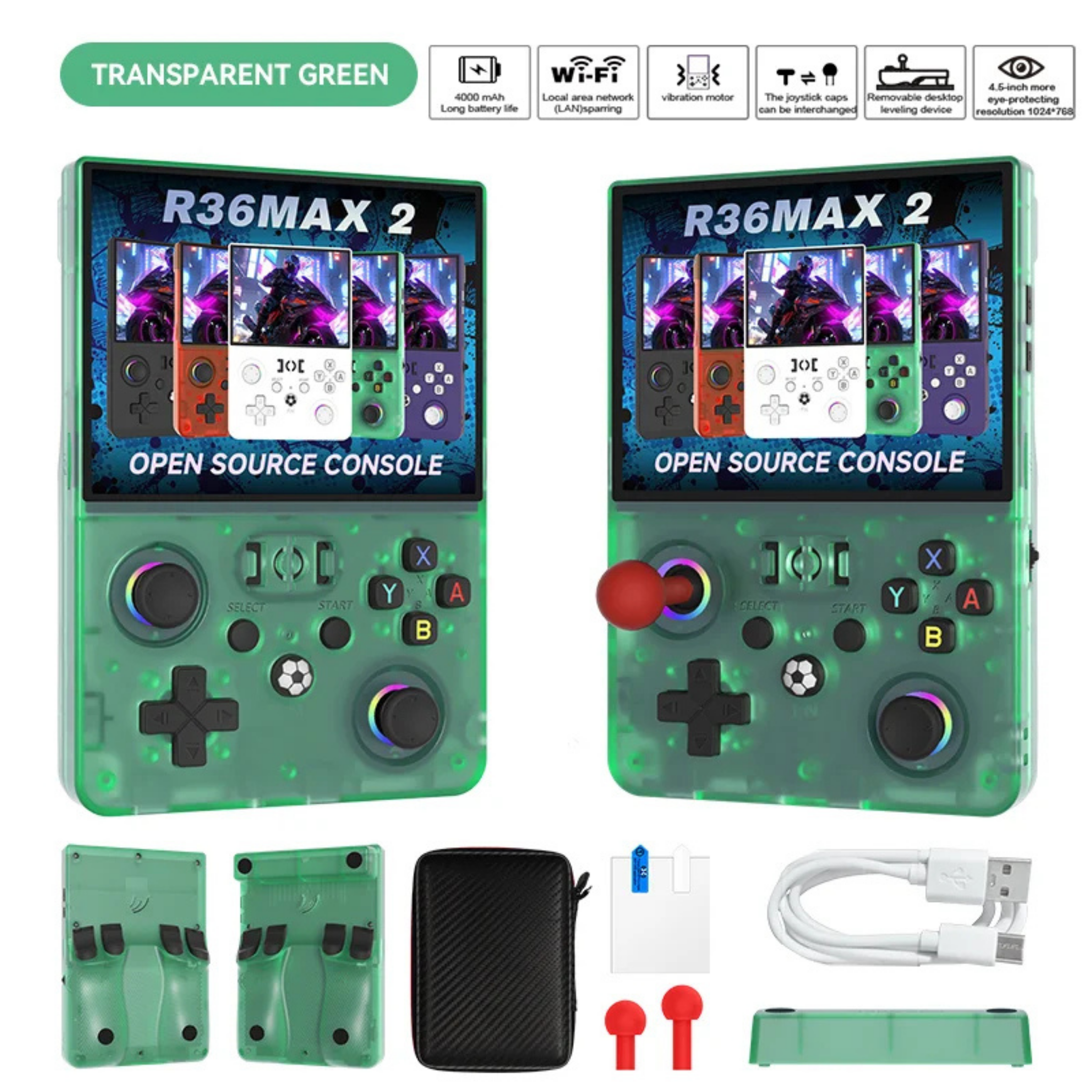 R36MAX 2 +21K Games Open Source Handheld Console
