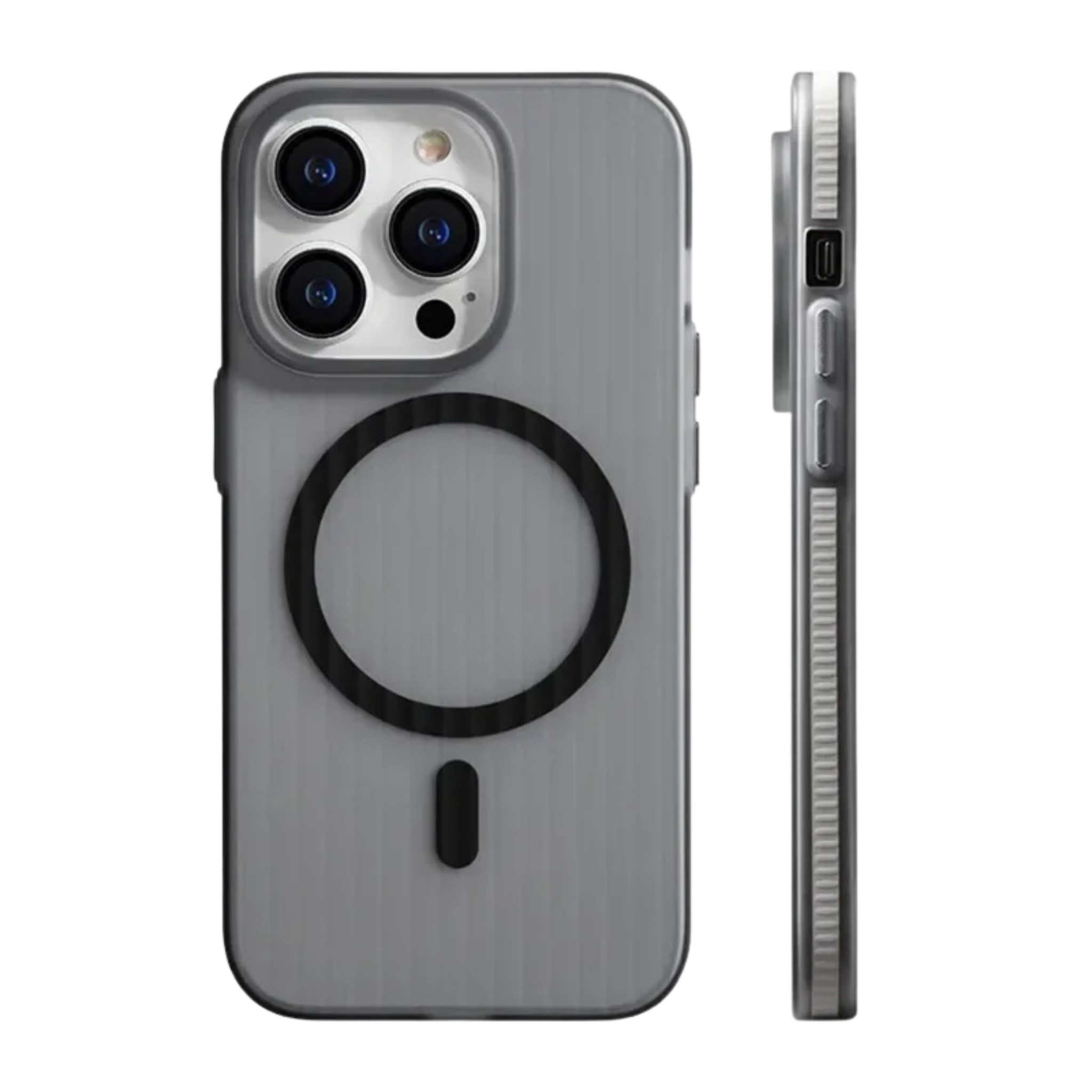 Textured MagSafe Clear Bumper Case
