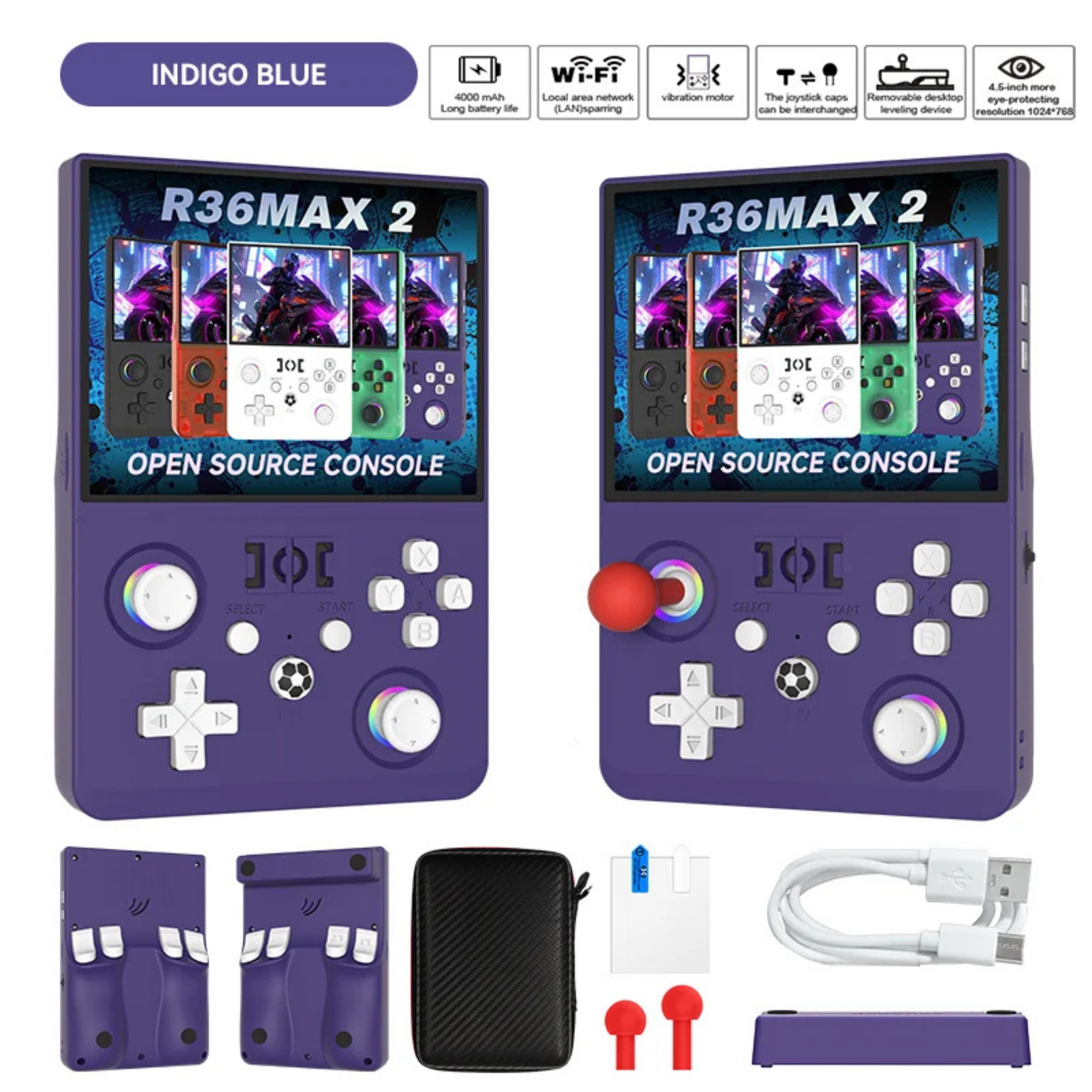 R36MAX 2 +21K Games Open Source Handheld Console