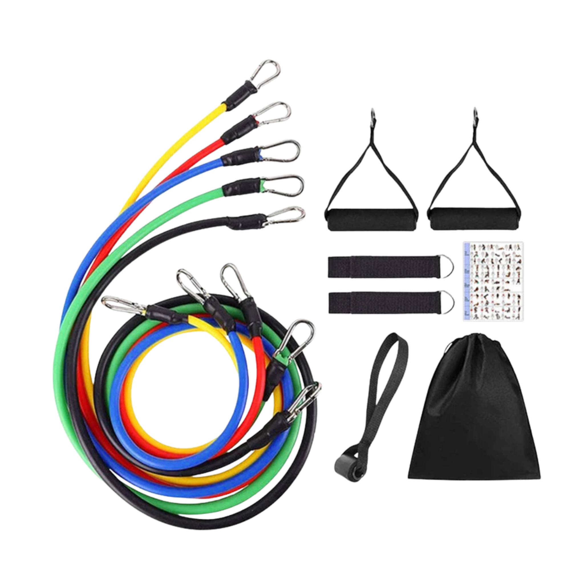 11-Piece Stackable Resistance Band Set