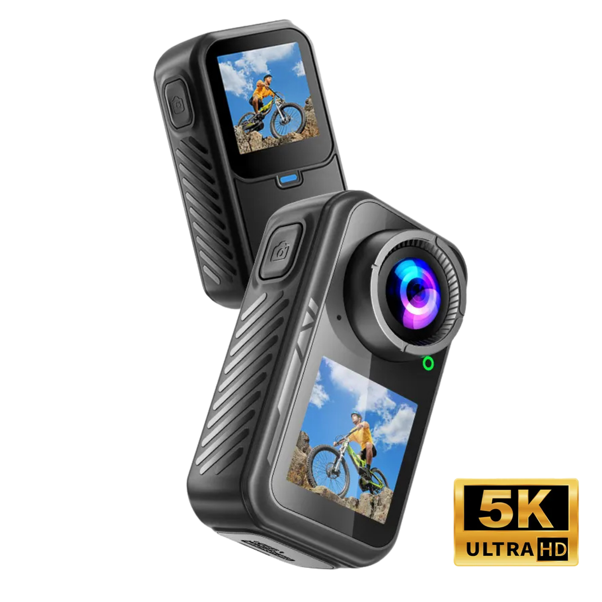 5K Ultra HD Action Camera: Dual-Screen & Magnetic Mount