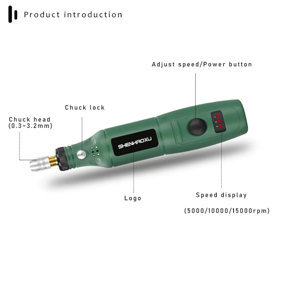 🔧 Ensemble d'outils rotatifs électriques multifonctions ultimes 100 V-240 V ⚙️