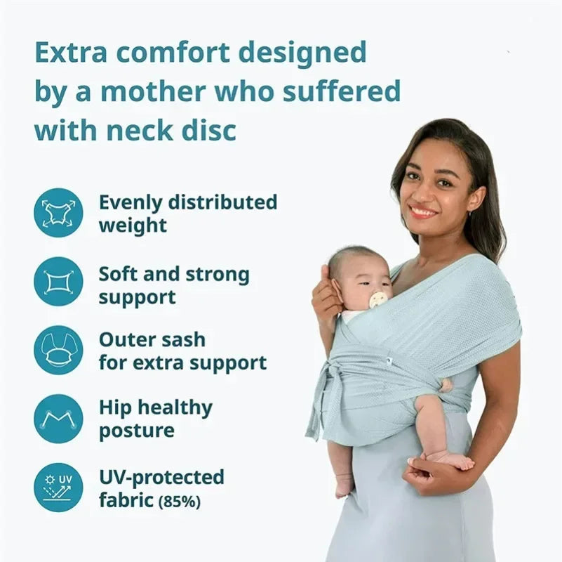 🌸 Comfort Meets Convenience: The Ergonomic Baby Carrier Wrap 🌸