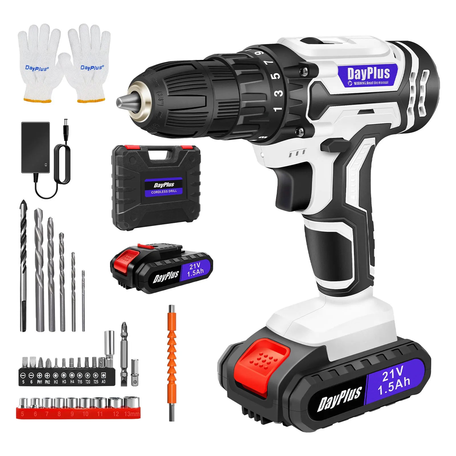 Cordless Electric Drill 21V – Your Ultimate Power Tool for Home & DIY Projects! 🔧🔋