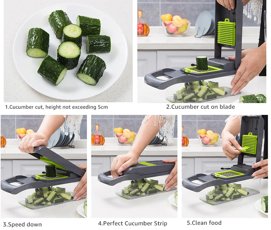 7-in-1 Master Slicer: l'utensile da cucina definitivo