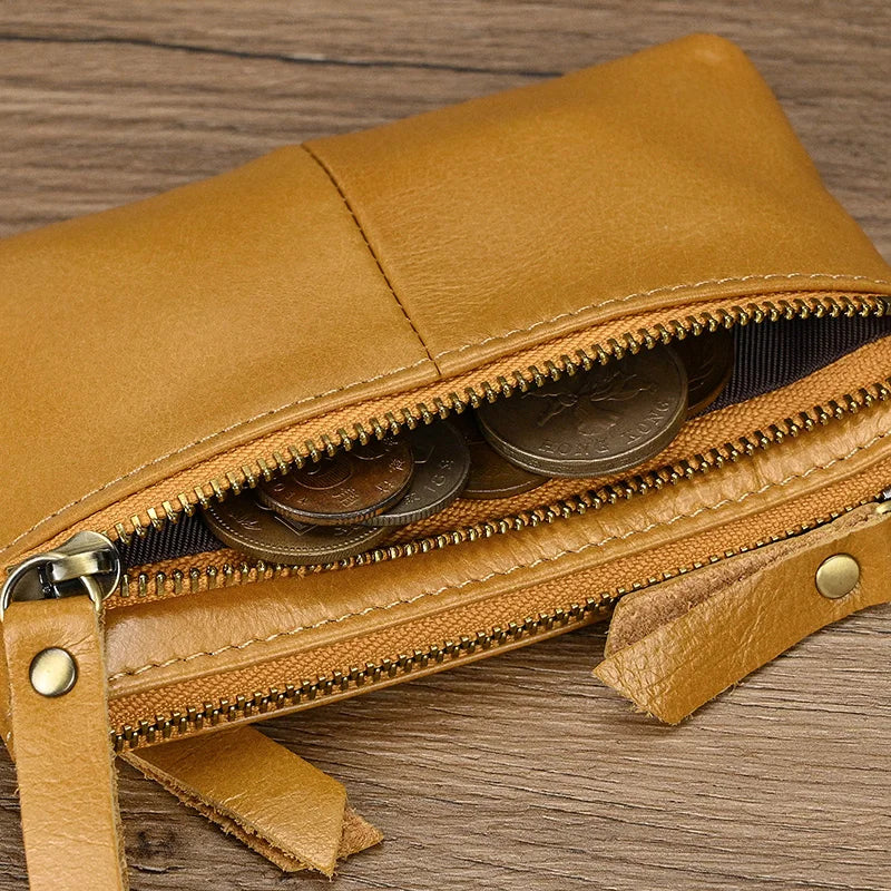 Porte-monnaie compact – Pochette en cuir élégante pour les essentiels du quotidien 🪙