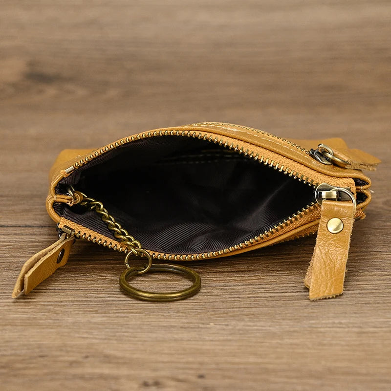 Porte-monnaie compact – Pochette en cuir élégante pour les essentiels du quotidien 🪙