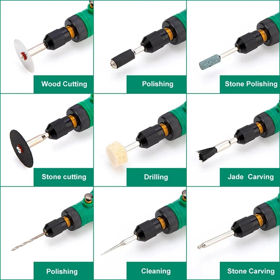 🔧 Ensemble d'outils rotatifs électriques multifonctions ultimes 100 V-240 V ⚙️