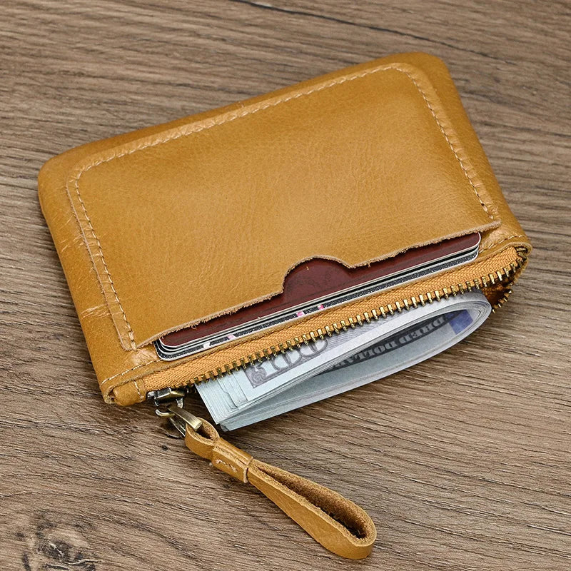 Porte-monnaie compact – Pochette en cuir élégante pour les essentiels du quotidien 🪙