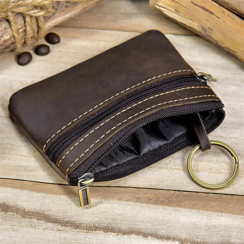 Porte-monnaie compact – Pochette en cuir élégante pour les essentiels du quotidien 🪙