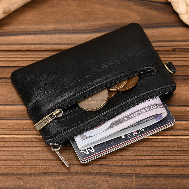 Porte-monnaie compact – Pochette en cuir élégante pour les essentiels du quotidien 🪙