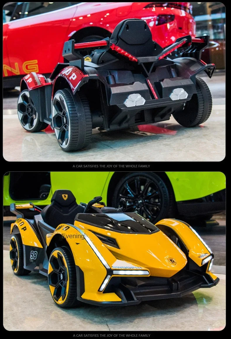 Ultimate Fun Ride: Electric 4WD Kids' Car with Remote & Bluetooth Music 🎶