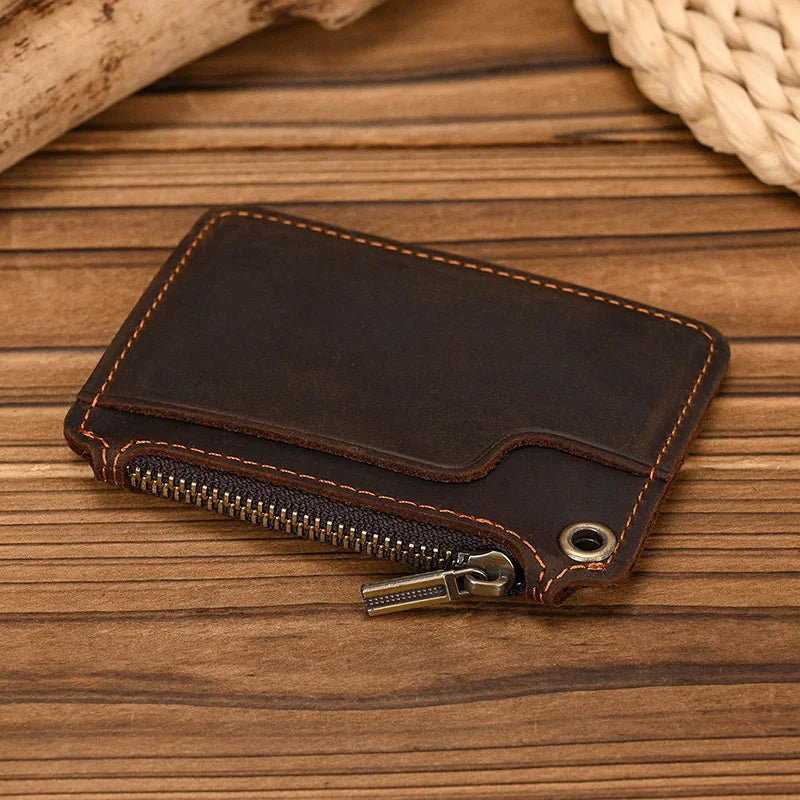 Porte-monnaie compact – Pochette en cuir élégante pour les essentiels du quotidien 🪙