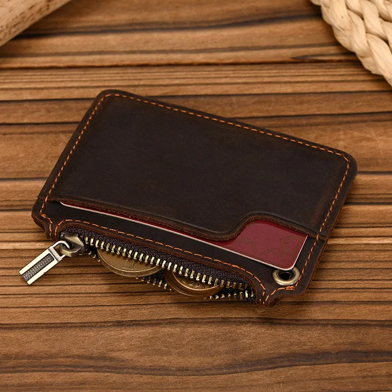 Porte-monnaie compact – Pochette en cuir élégante pour les essentiels du quotidien 🪙