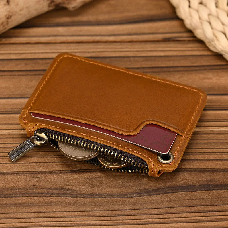 Porte-monnaie compact – Pochette en cuir élégante pour les essentiels du quotidien 🪙