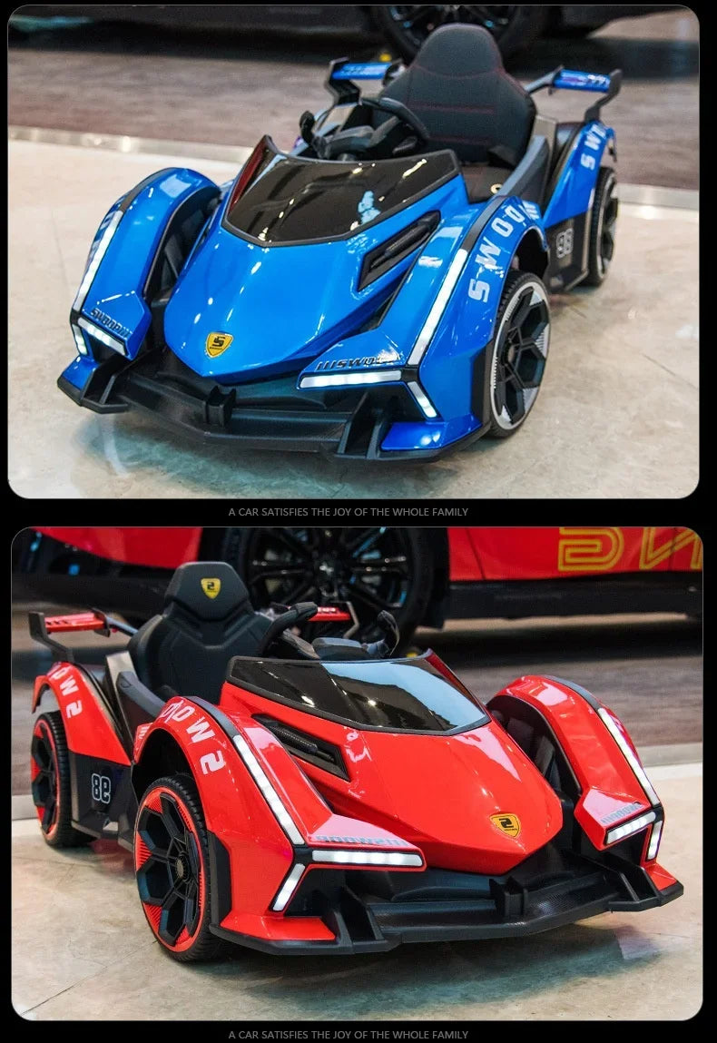 Ultimate Fun Ride: Electric 4WD Kids' Car with Remote & Bluetooth Music 🎶