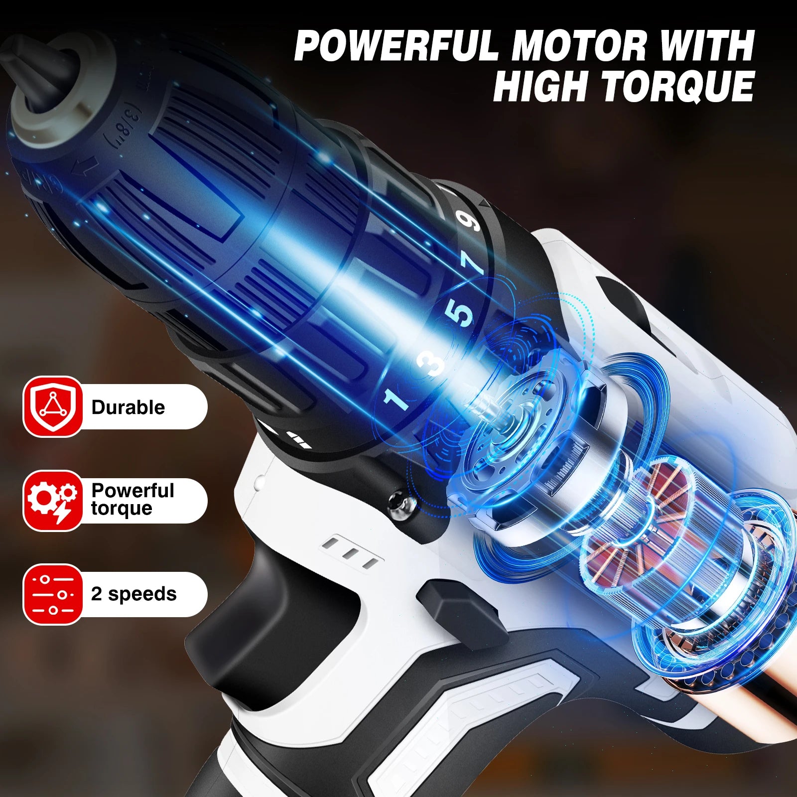 Cordless Electric Drill 21V – Your Ultimate Power Tool for Home & DIY Projects! 🔧🔋