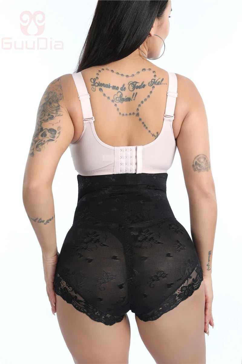 Ultimate High-Waist Lace Body Shaper: Enhance Your Curves & Confidence! 🌟