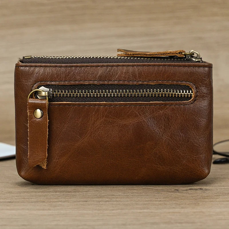 Porte-monnaie compact – Pochette en cuir élégante pour les essentiels du quotidien 🪙