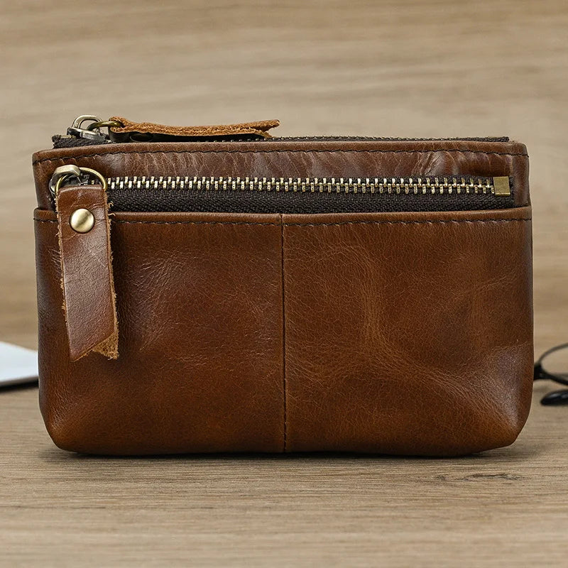 Porte-monnaie compact – Pochette en cuir élégante pour les essentiels du quotidien 🪙