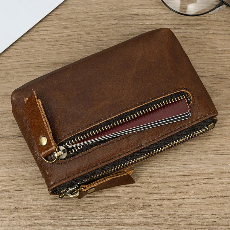 Porte-monnaie compact – Pochette en cuir élégante pour les essentiels du quotidien 🪙