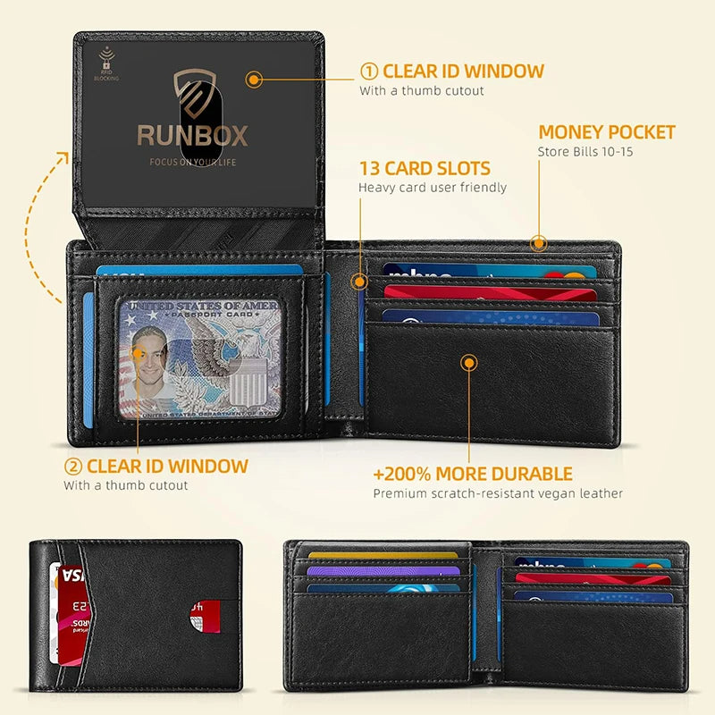 Elegant RFID-Blocking Carbon Fiber Wallet 🏷️