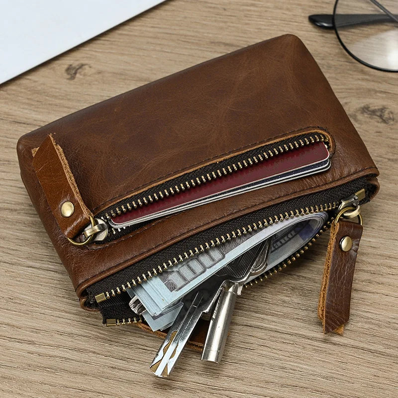 Porte-monnaie compact – Pochette en cuir élégante pour les essentiels du quotidien 🪙