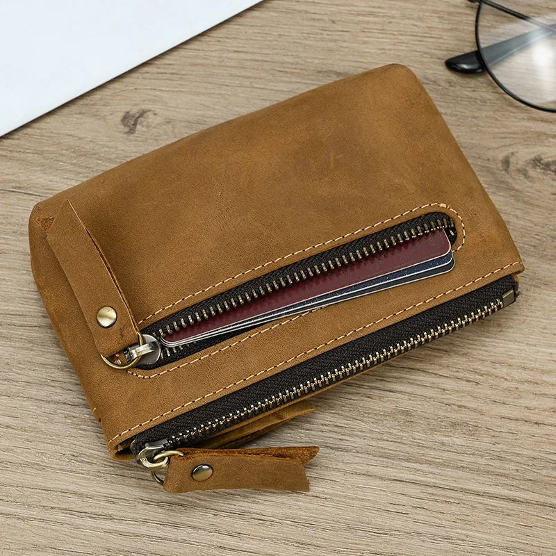 Porte-monnaie compact – Pochette en cuir élégante pour les essentiels du quotidien 🪙