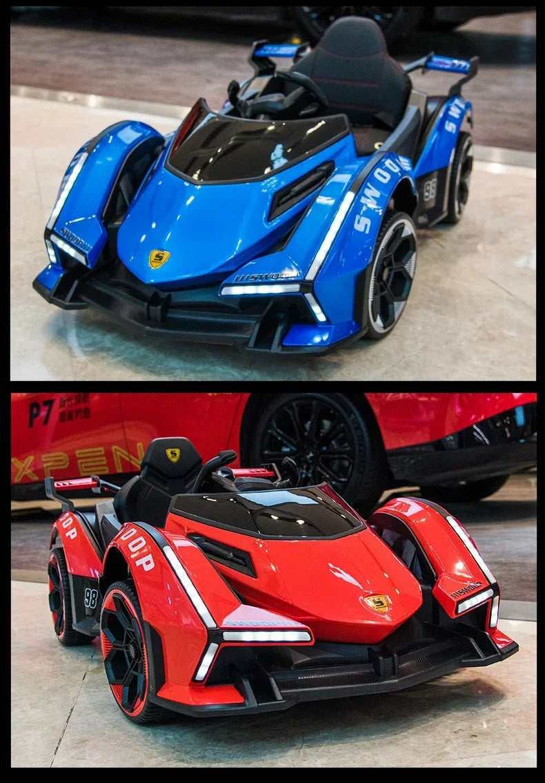 Ultimate Fun Ride: Electric 4WD Kids' Car with Remote & Bluetooth Music 🎶