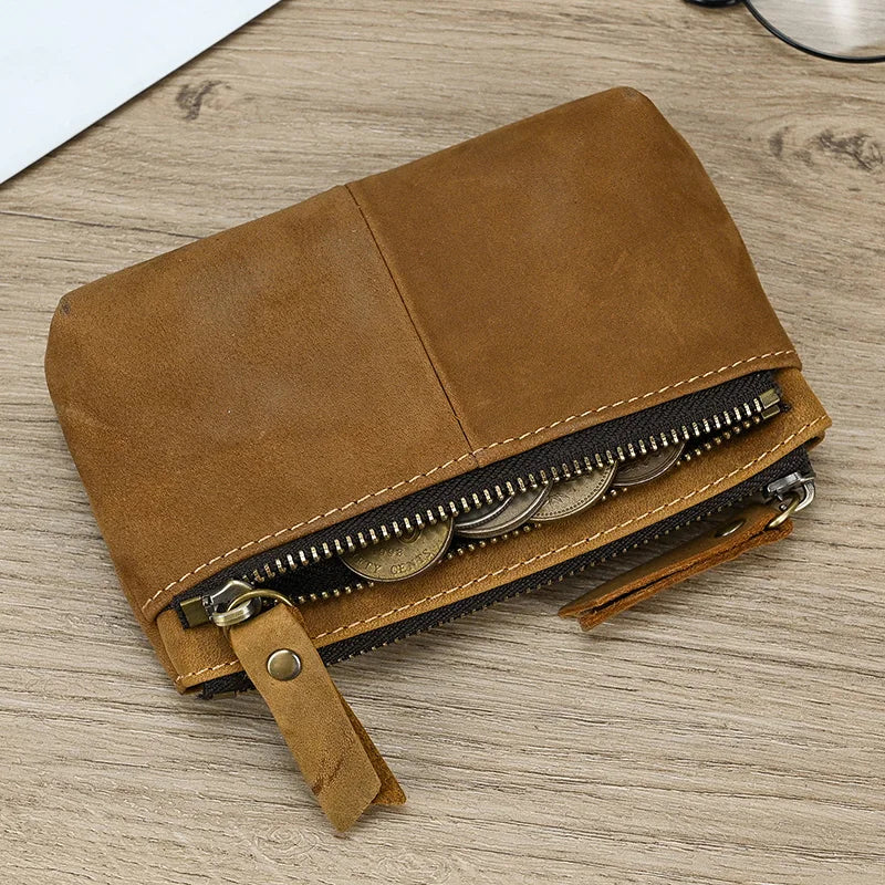 Porte-monnaie compact – Pochette en cuir élégante pour les essentiels du quotidien 🪙