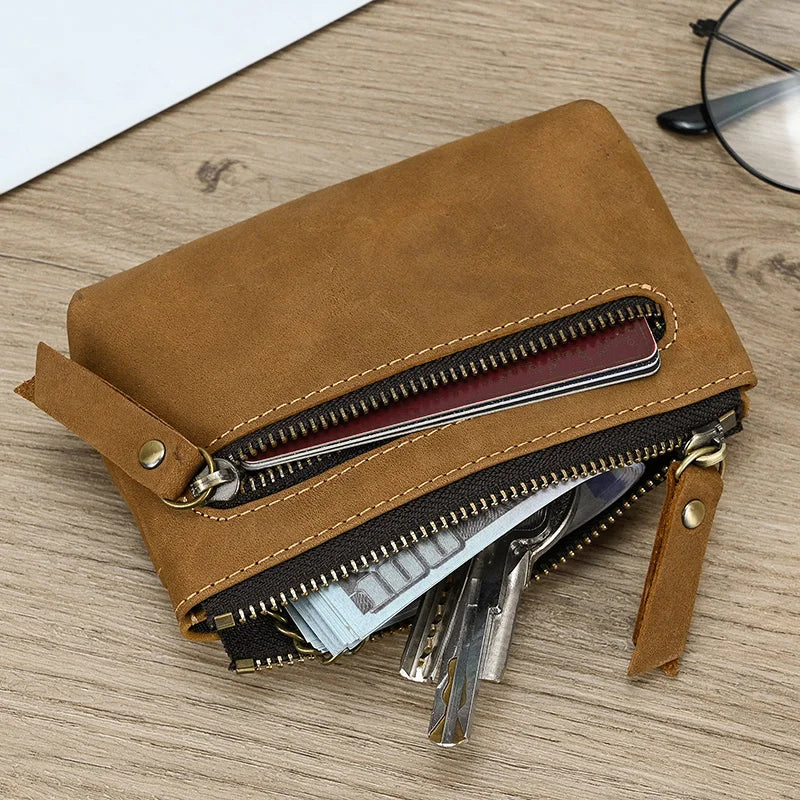 Porte-monnaie compact – Pochette en cuir élégante pour les essentiels du quotidien 🪙