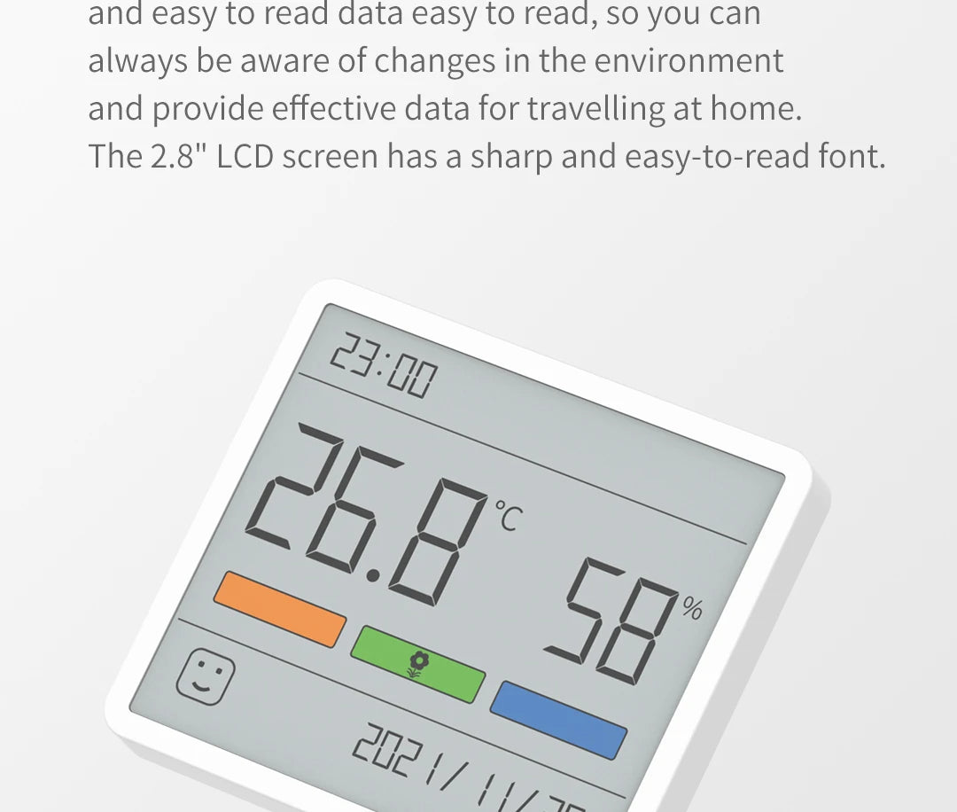 "Igrometro e termometro digitale per la casa intelligente con ampio display LCD" 🏠🌡️