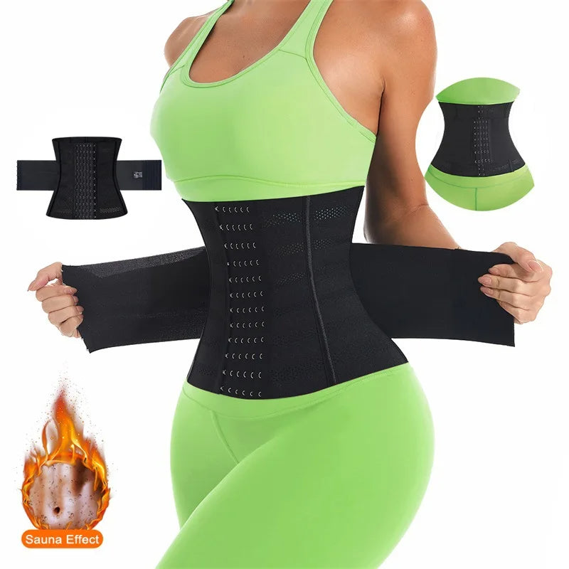 Ultimate Waist Trainer & Body Shaper: Double Tummy Control for a Slimmer, Confident You!" 💪👗