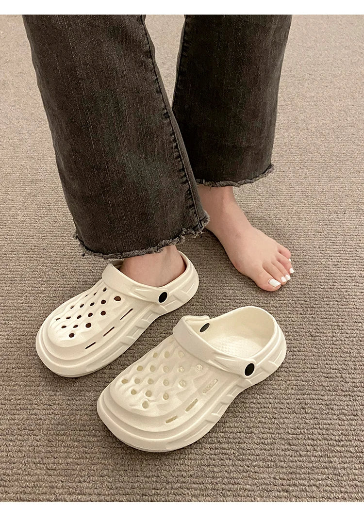 Chaussons confortables en EVA pour femmes pour l'été 2024 – Chaussures d'intérieur et de douche antidérapantes avec semelle épaisse