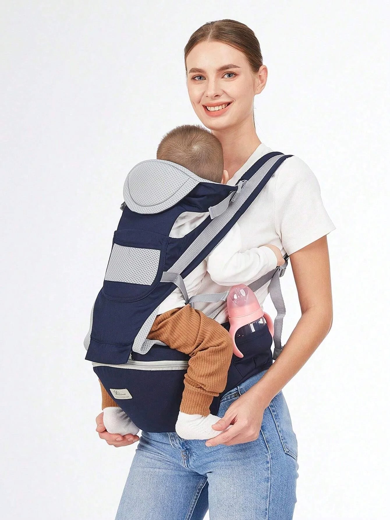 👶🏻Comfort First: marsupio ergonomico con seduta sui fianchi e design traspirante 🌟