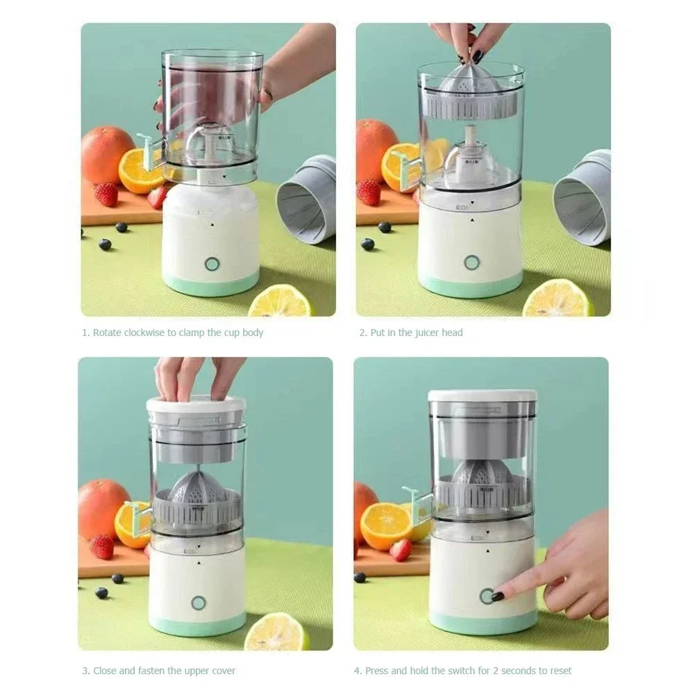 Presse-agrumes automatique USB portable – Jus frais à tout moment, n’importe où 🍊