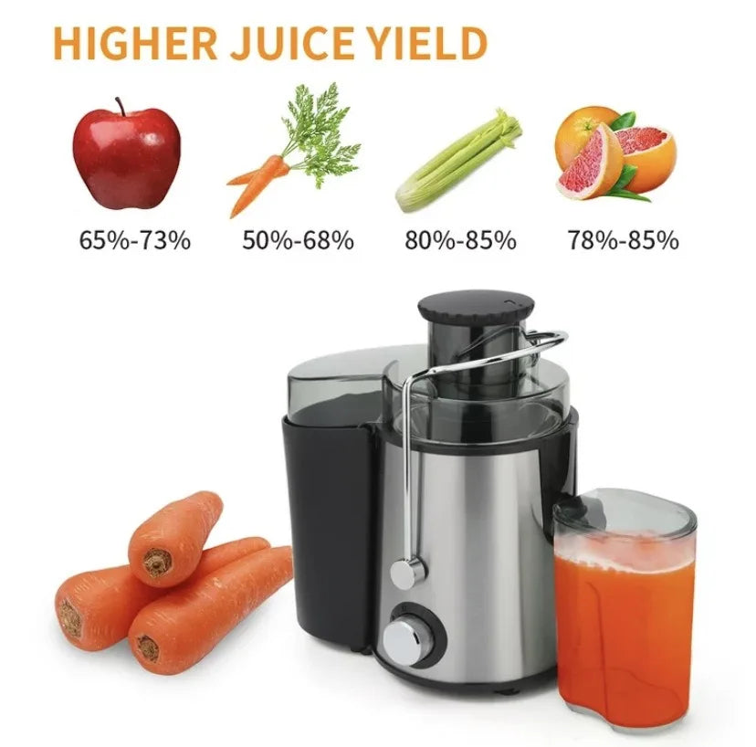 Centrifugeuse à large ouverture haute performance 🍊🍎🥕 - Extrayez sans effort du jus frais avec précision et rapidité !