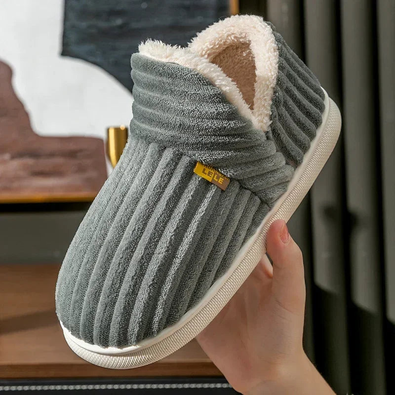 🌟 Chaleur douillette : chaussons d'hiver en peluche pour hommes et femmes 🌟