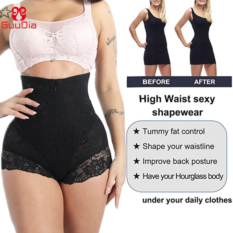 Ultimate High-Waist Lace Body Shaper: Enhance Your Curves & Confidence! 🌟