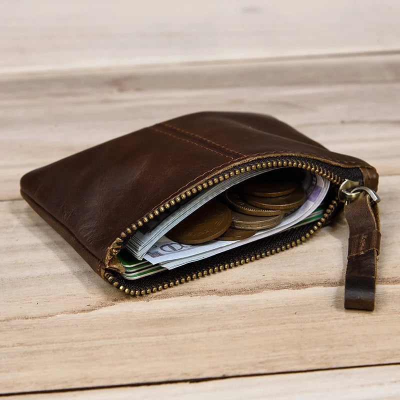 Porte-monnaie compact – Pochette en cuir élégante pour les essentiels du quotidien 🪙