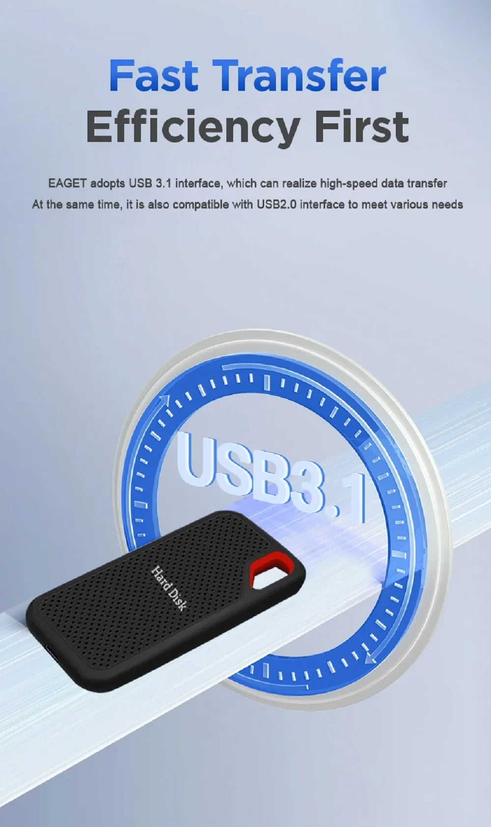 🌟 Unità SSD ultra-portatile ad alta velocità: potenza da 4 TB/8 TB! 🌟