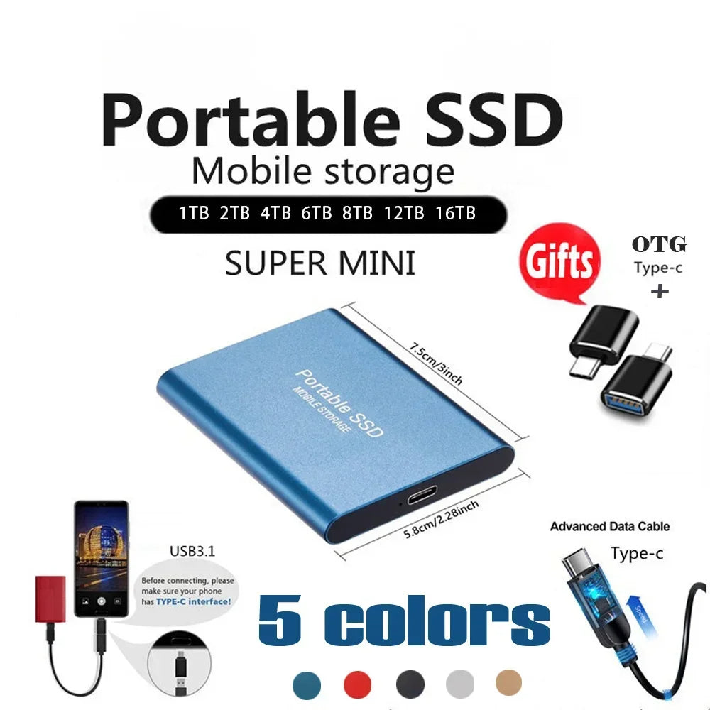 SSD portable pour un stockage efficace et sécurisé 💾