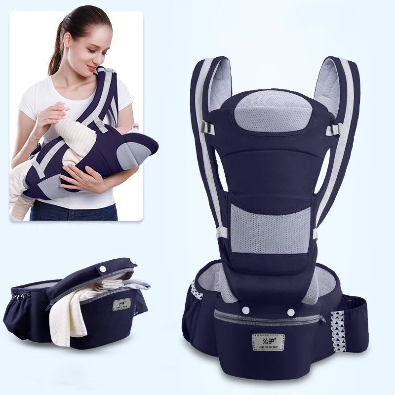 👶🏻Comfort First: marsupio ergonomico con seduta sui fianchi e design traspirante 🌟